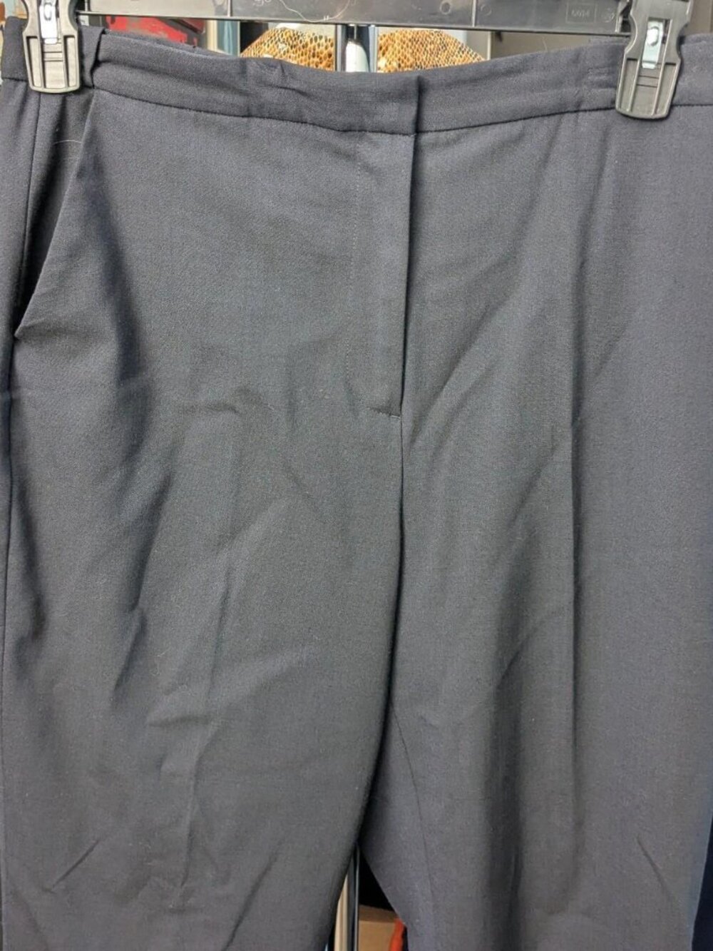 Lands' End Black Dress Pants Size 10